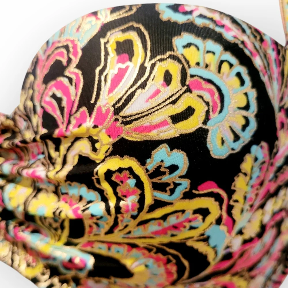 Victoria's Secret Y2K 36C Push-up Bandeau Swim Top